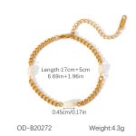 Brățară cu trei perle de apă dulce